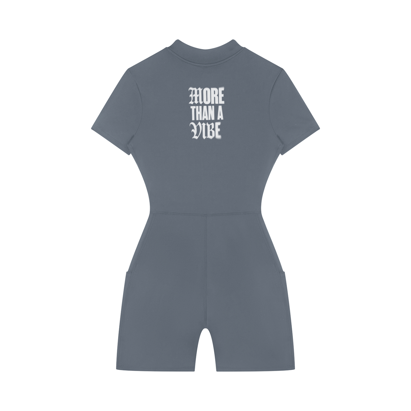 Women's Quarter-Zip Short Sleeve Romper