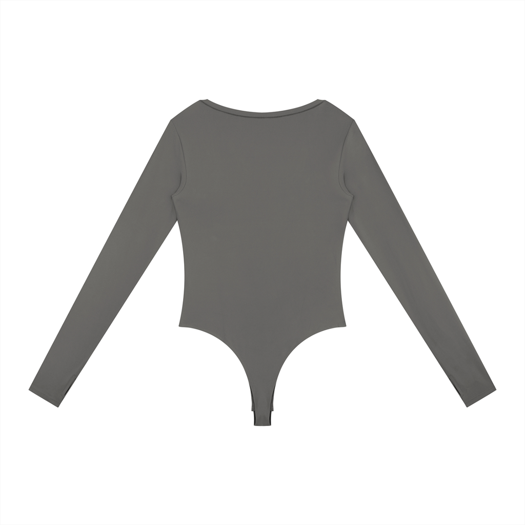 MTAV - Pink Cheetah Long Sleeve Yoga Bodysuit