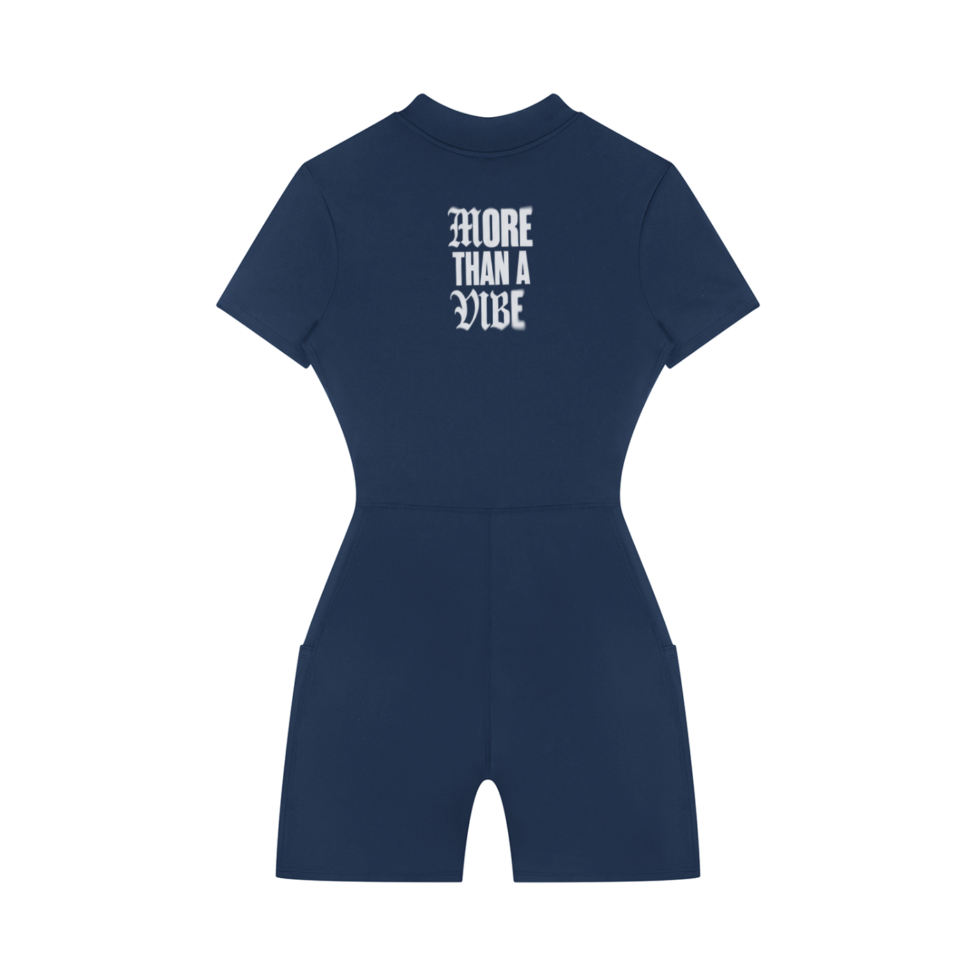 Women's Quarter-Zip Short Sleeve Romper