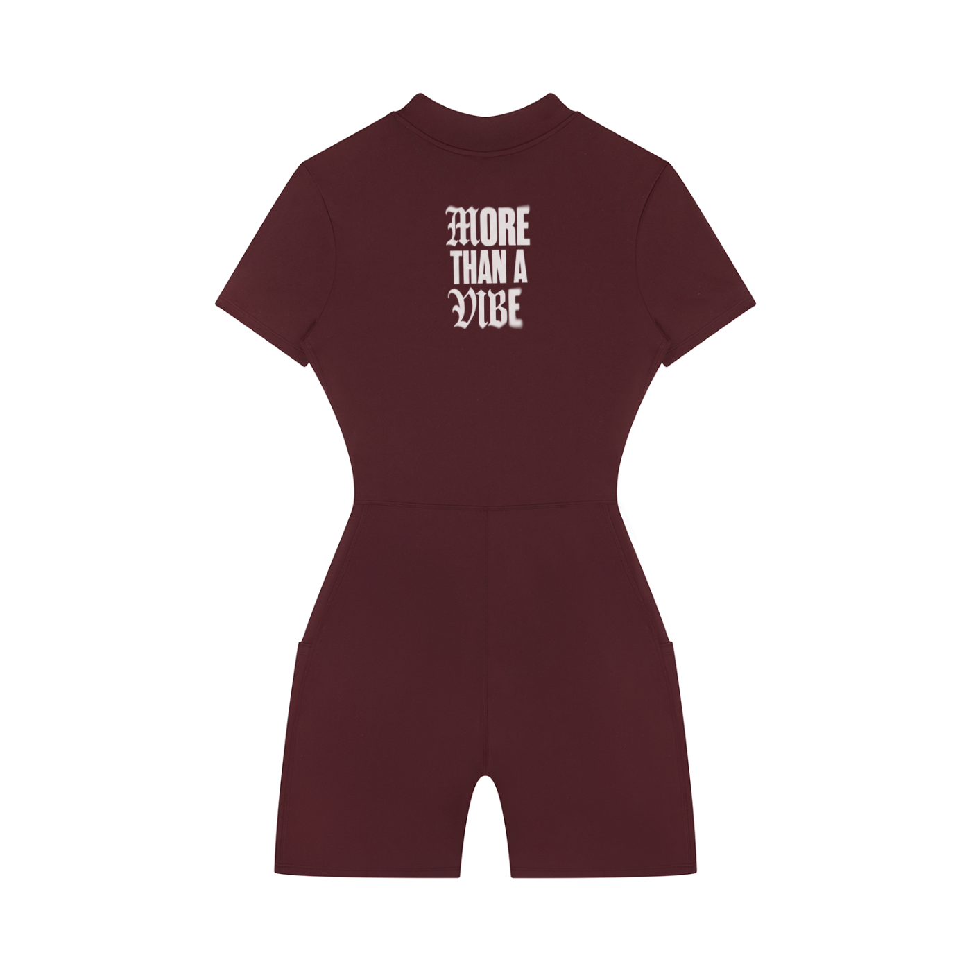 Women's Quarter-Zip Short Sleeve Romper