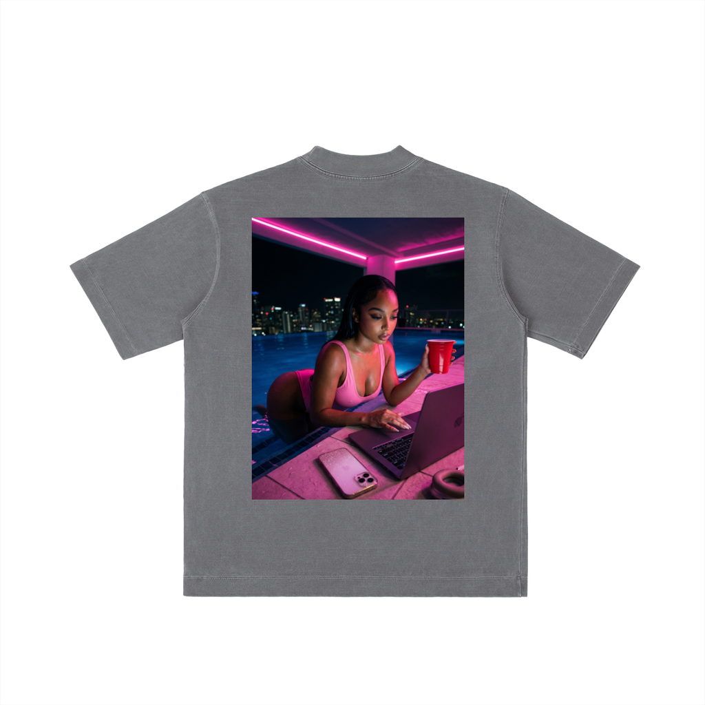 Vintage Wash Drop Shoulder T-shirt