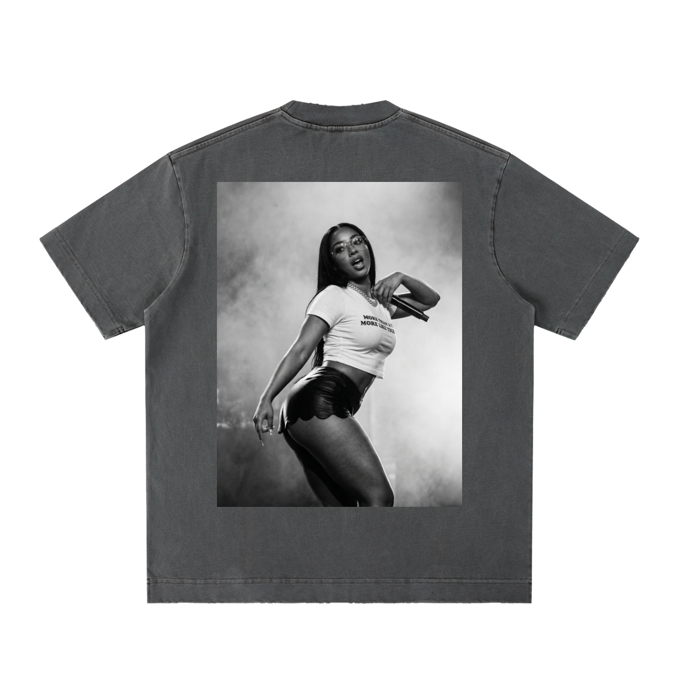 Heavyweight Vintage Washed Frayed T-Shirt