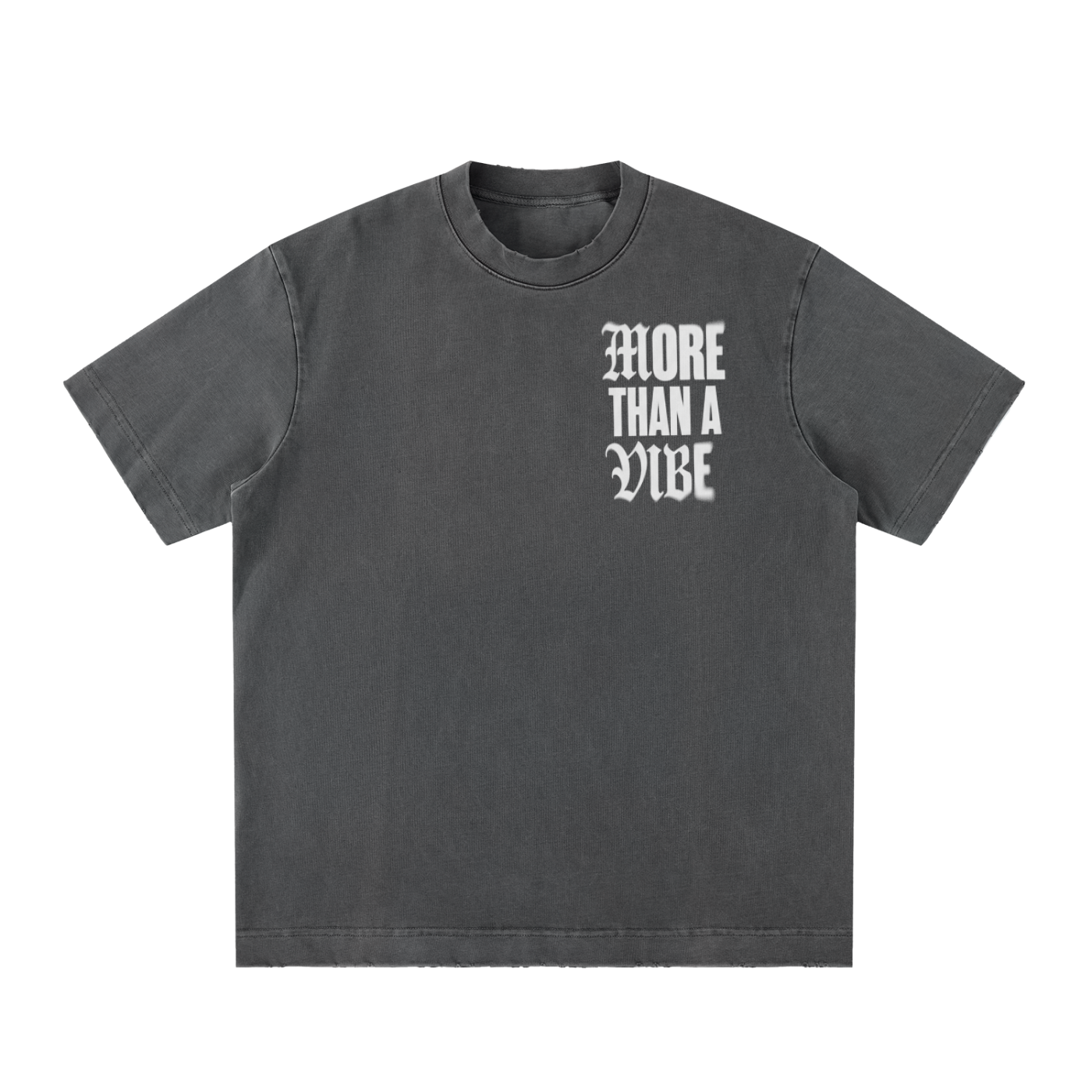 Heavyweight Vintage Washed Frayed T-Shirt