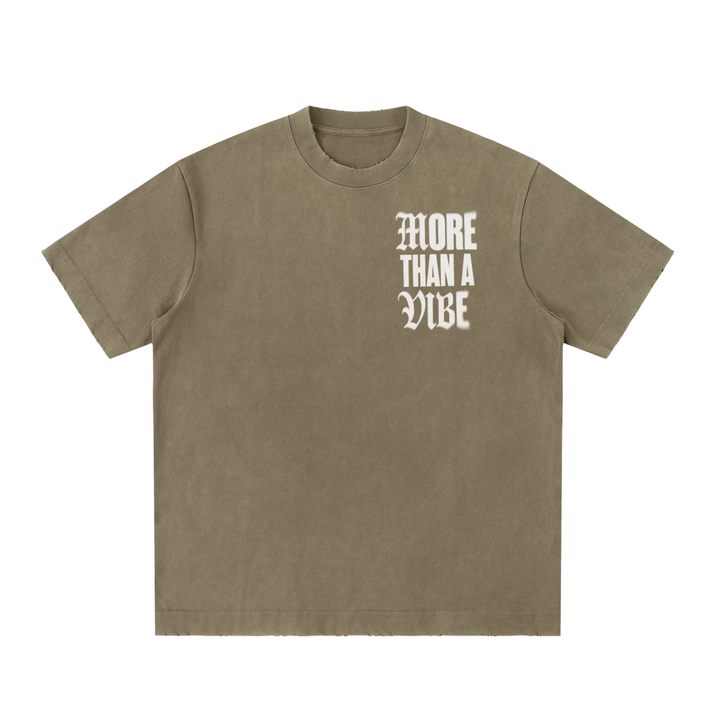 Heavyweight Vintage Washed Frayed T-Shirt
