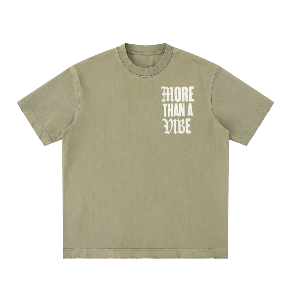 Heavyweight Vintage Washed Frayed T-Shirt