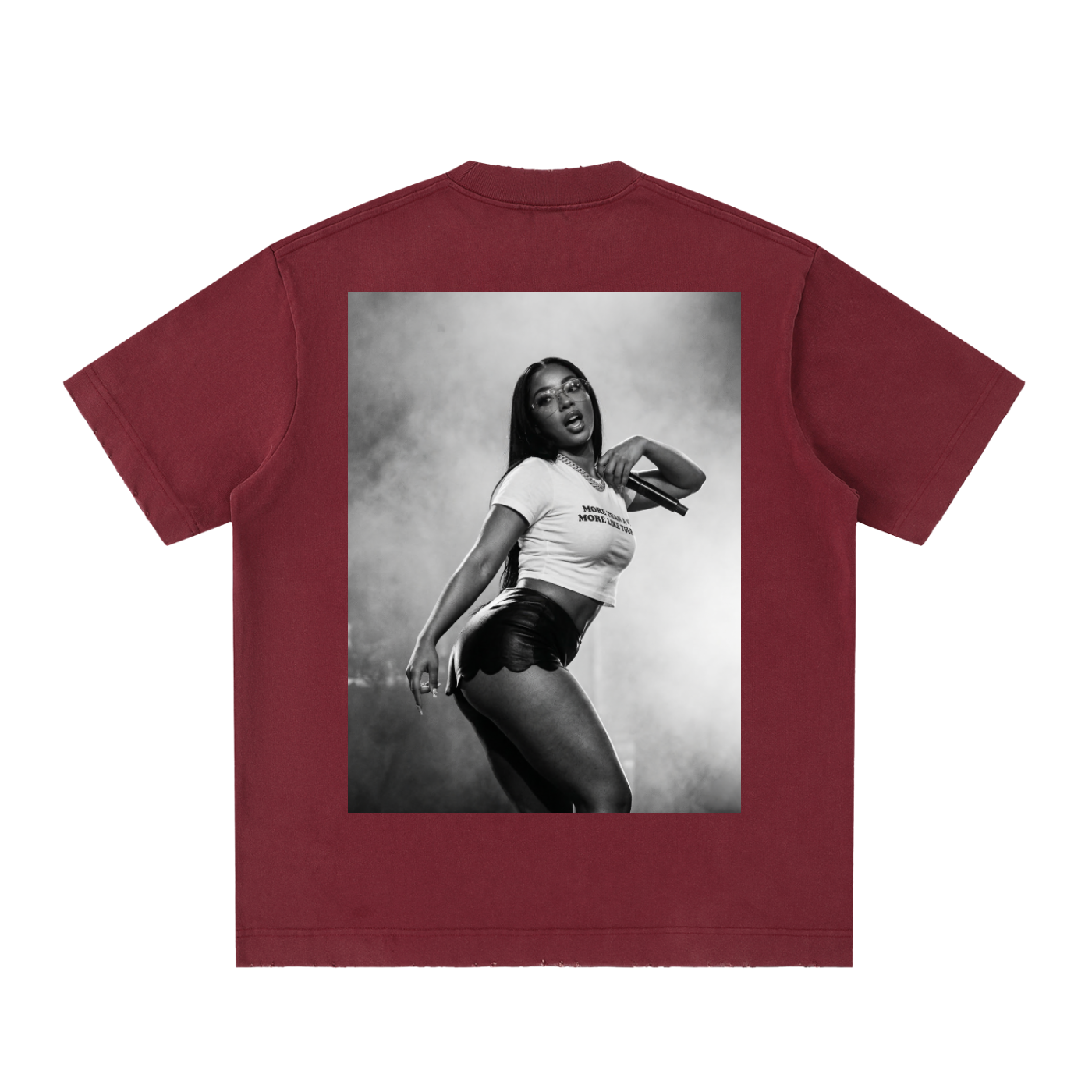 Heavyweight Vintage Washed Frayed T-Shirt