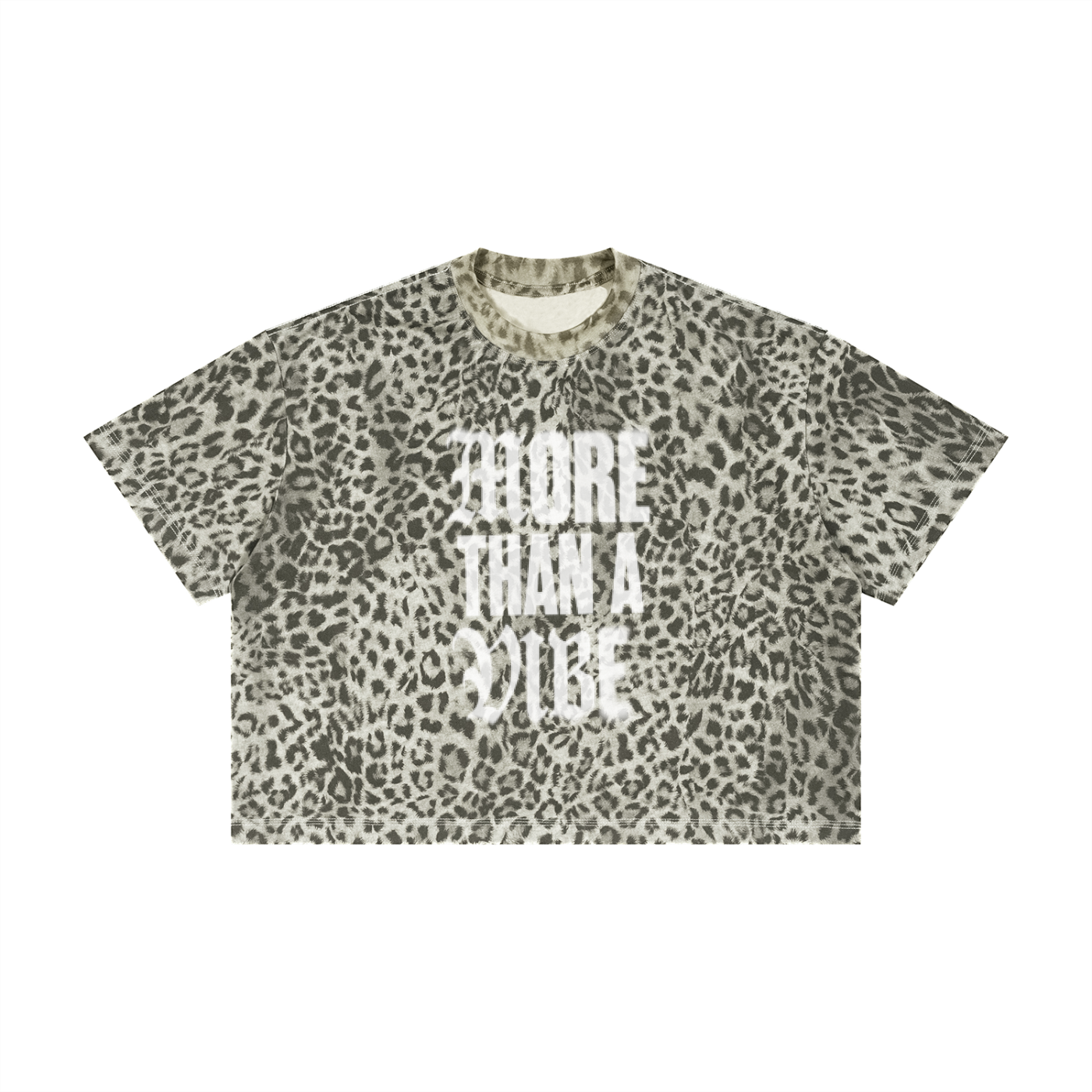 MTAV Essentials — Cheetah Crop Top