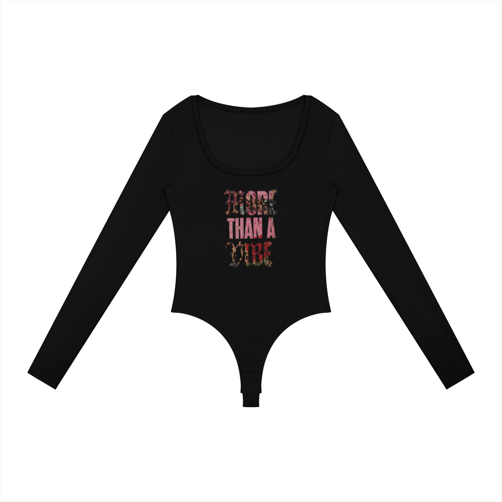 MTAV - Pink Cheetah Long Sleeve Yoga Bodysuit