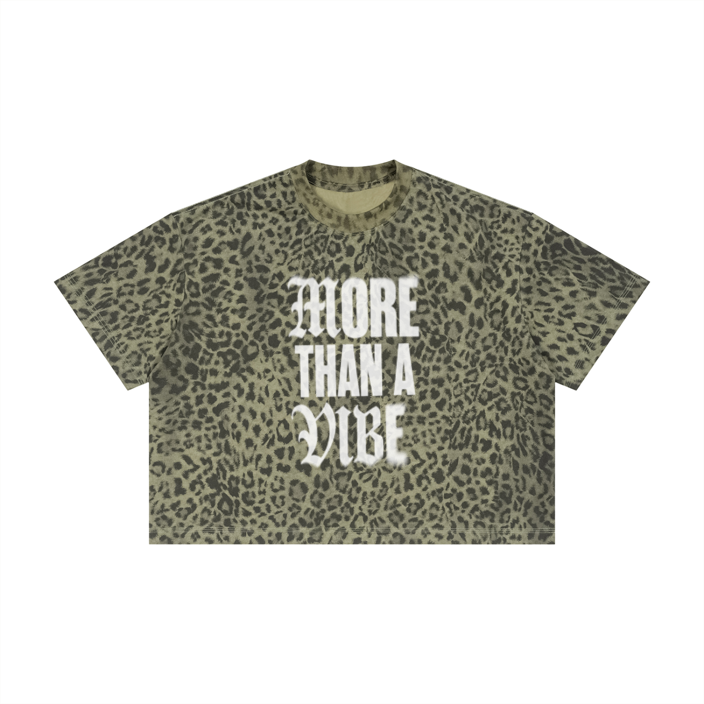 MTAV Essentials — Cheetah Crop Top
