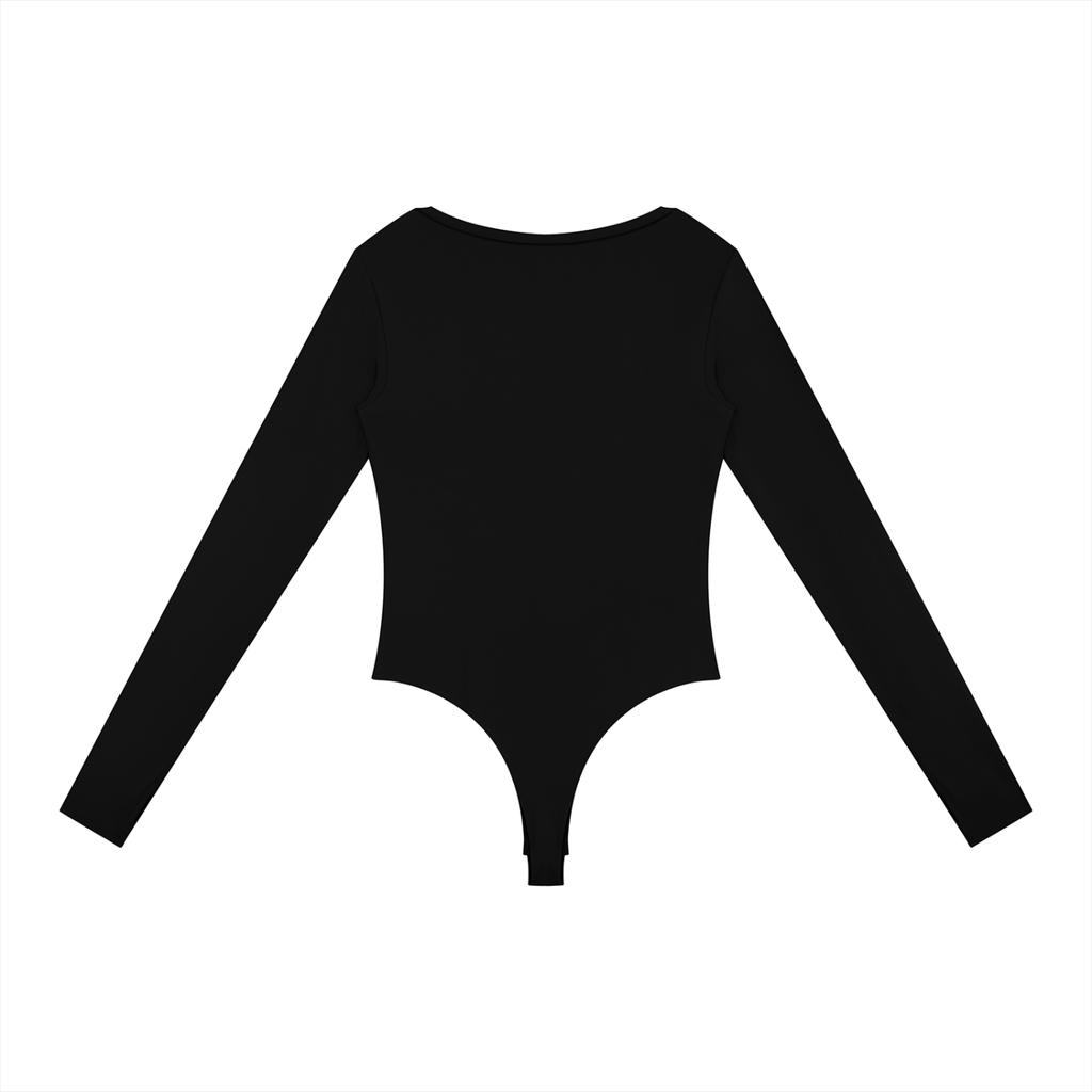 MTAV - Pink Cheetah Long Sleeve Yoga Bodysuit