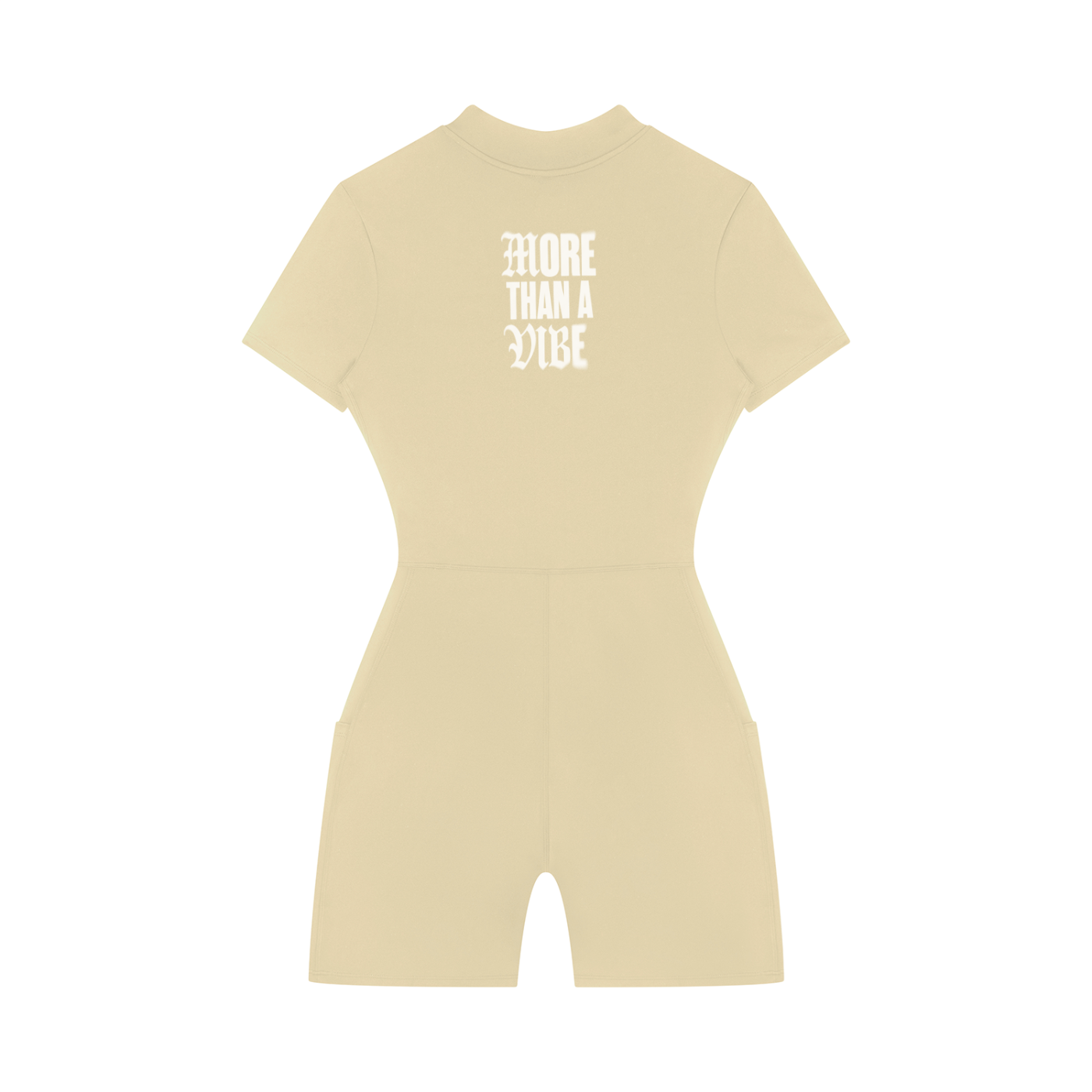 Women's Quarter-Zip Short Sleeve Romper