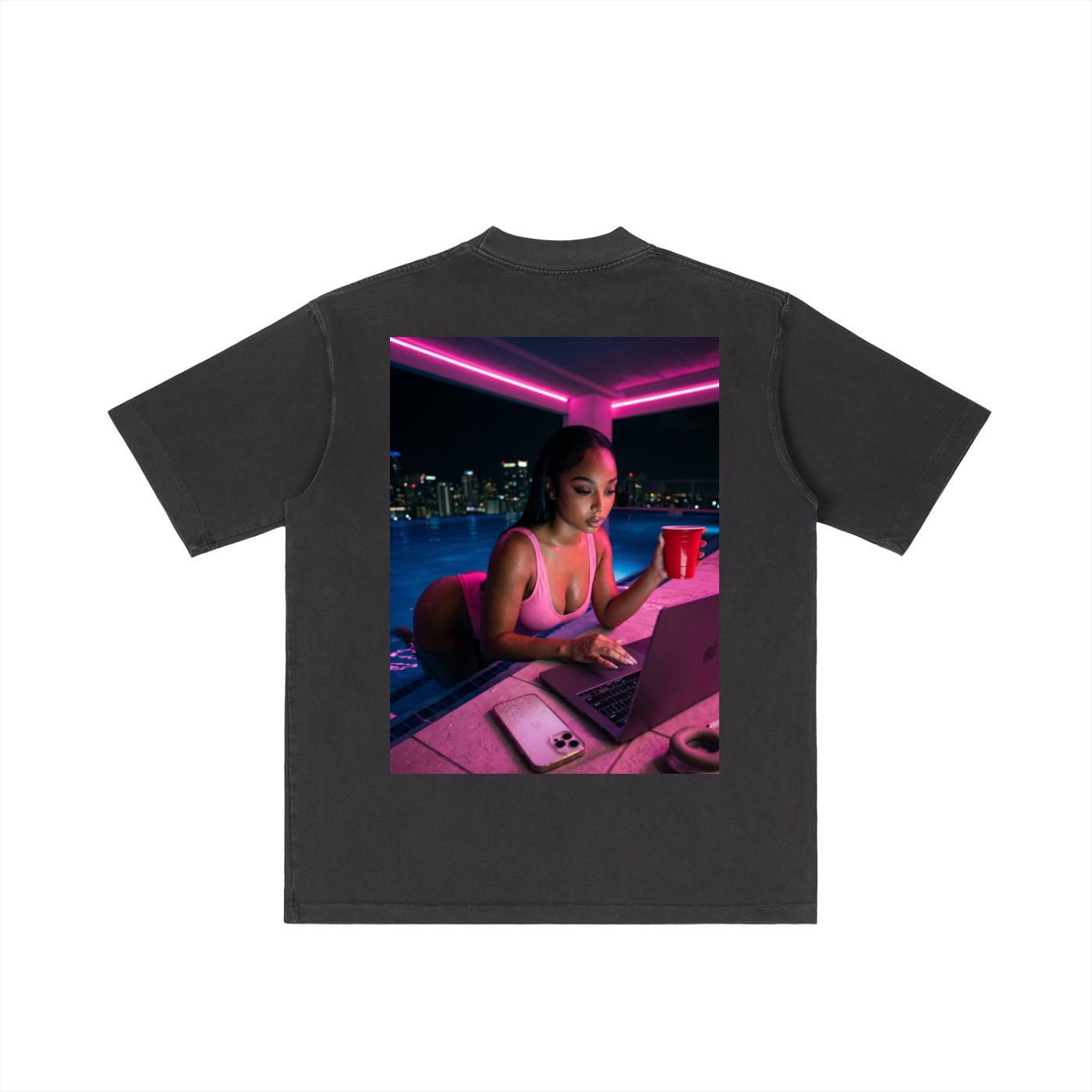 Vintage Wash Drop Shoulder T-shirt