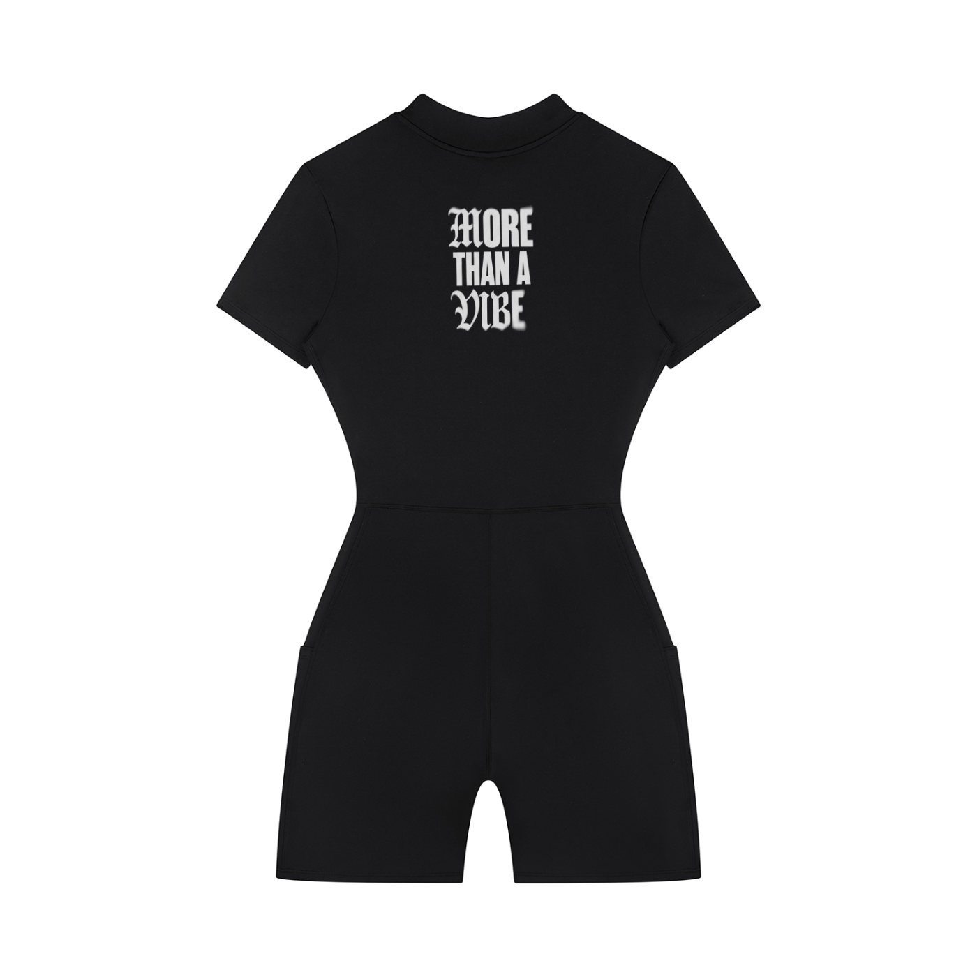 Women's Quarter-Zip Short Sleeve Romper