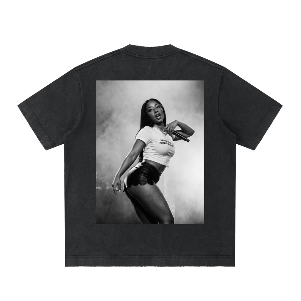 Heavyweight Vintage Washed Frayed T-Shirt
