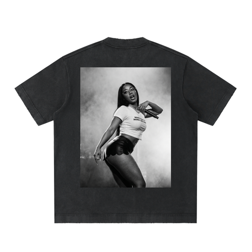 Heavyweight Vintage Washed Frayed T-Shirt